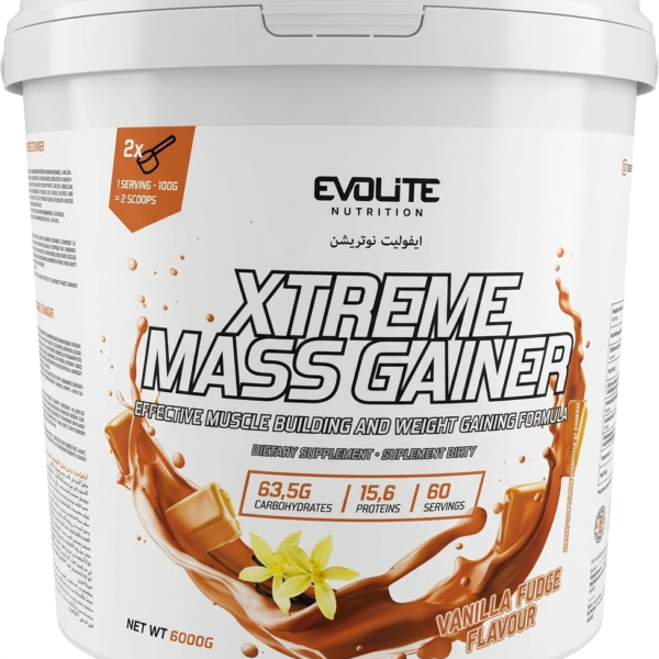 Evolite Xtreme Mass Gainer Vanille 6 kg